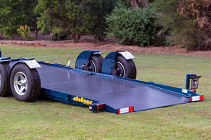Ozmac Welding Industries No Ramp™ tilt trailer