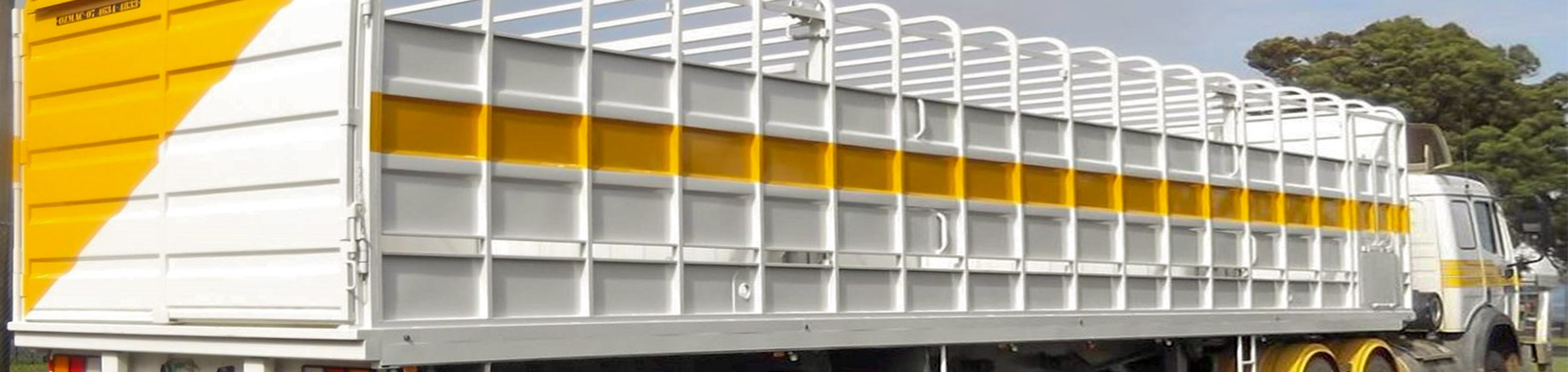 Livestock crate manufactured by Ozmac Welding Industries, Toowoomba